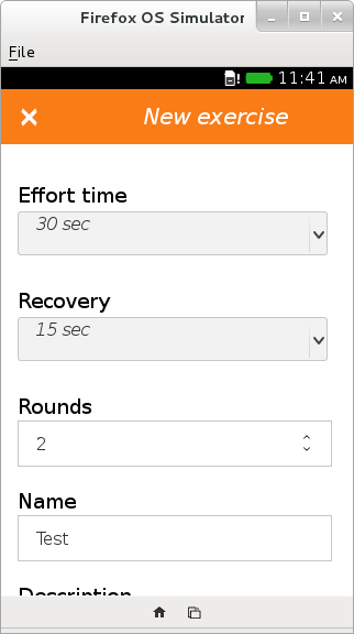New exercise